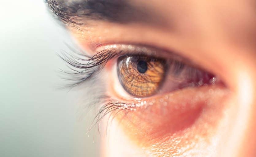 Augen- oder Handdetailaufnahme