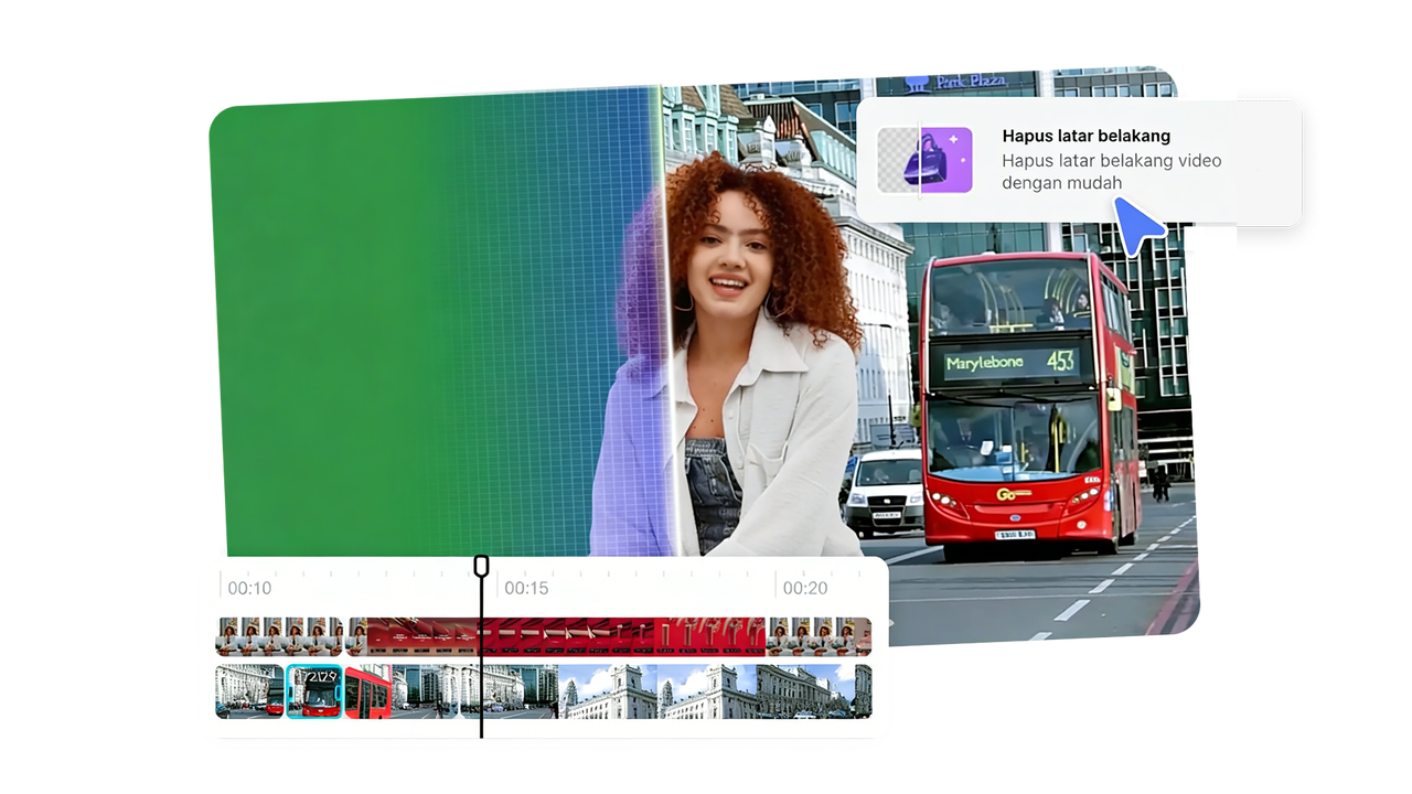 Mengganti background video dengan Pippit AI
