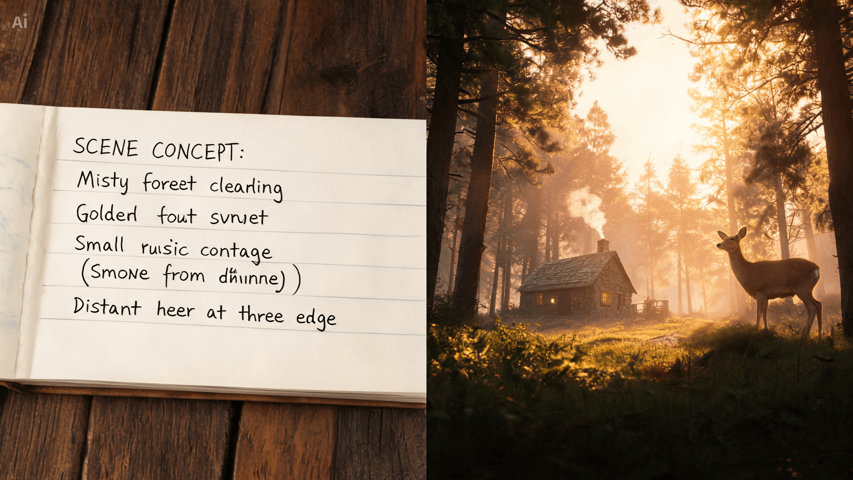 Turn shot ideas into visual drafts
