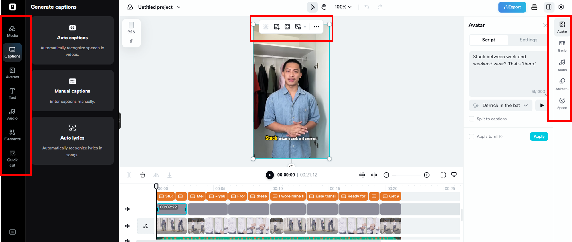 Advanced video editing tools