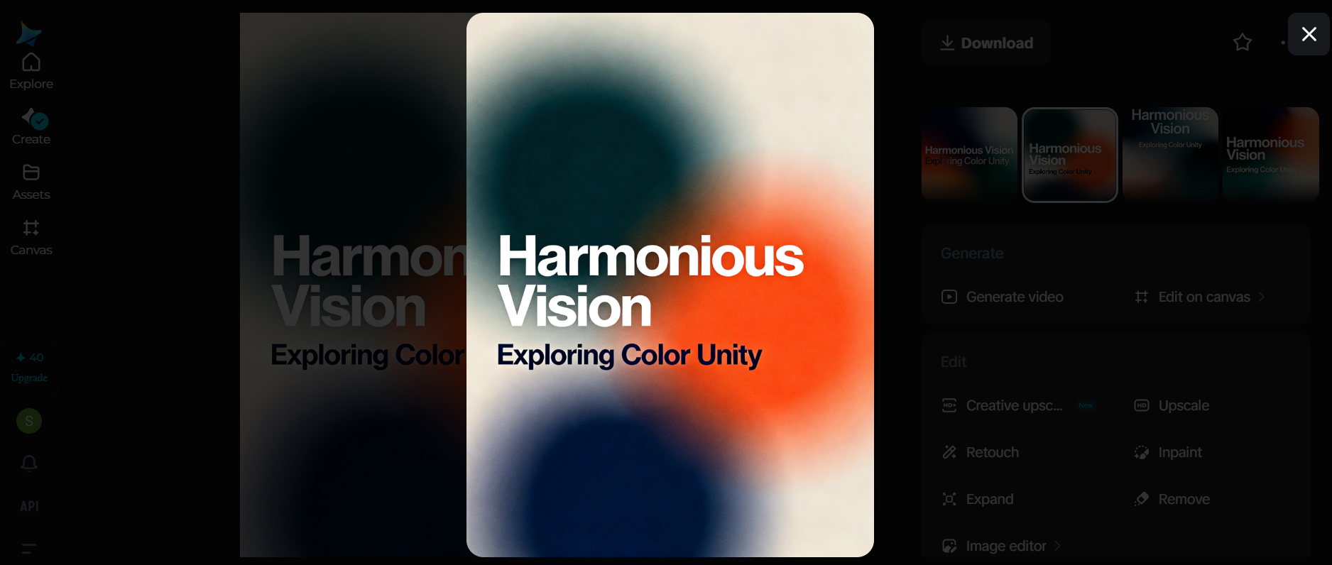 Typography poster design ideas: Color overlays