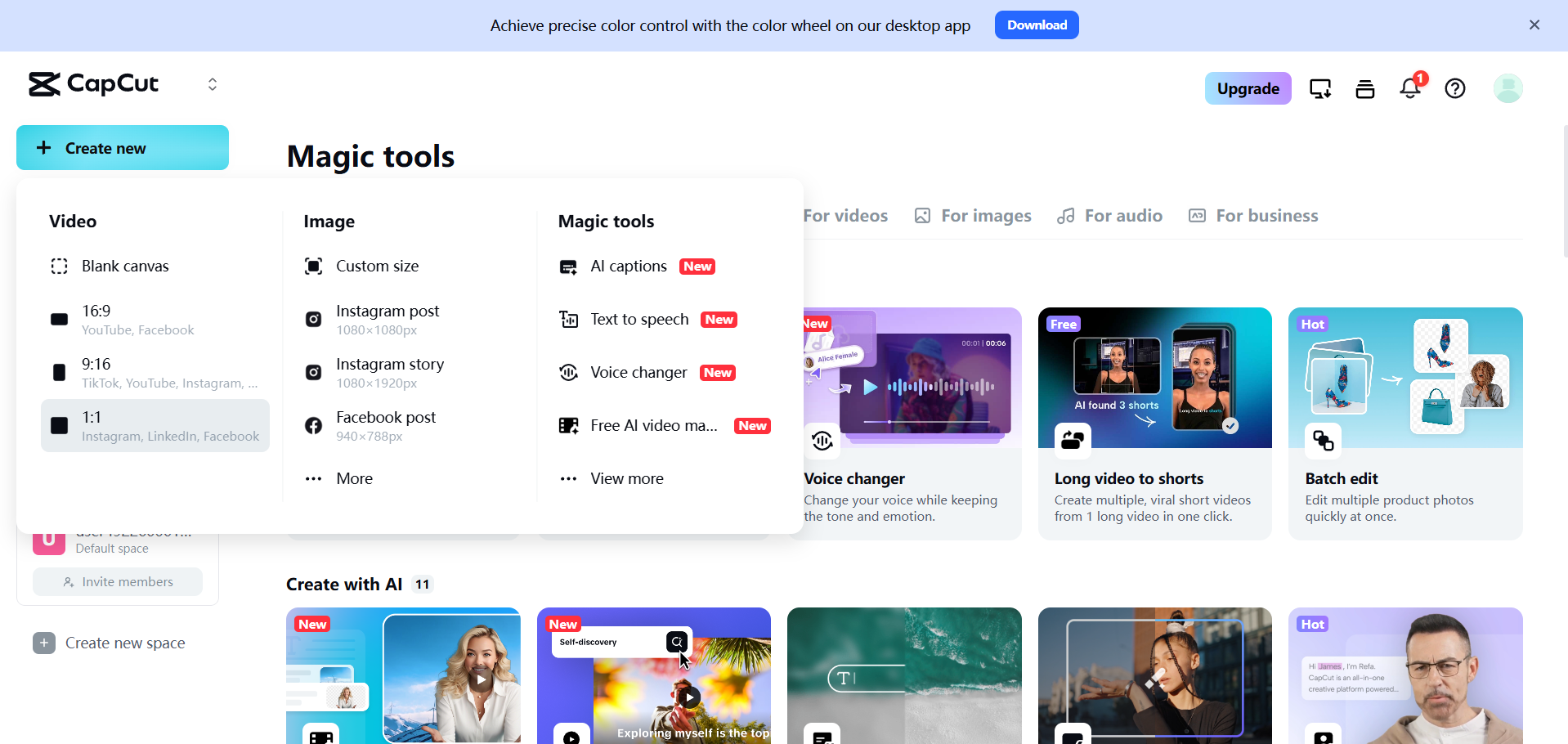 Best suited for social media