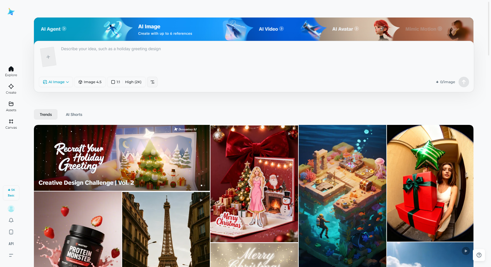 Recolor image online with Dreamina