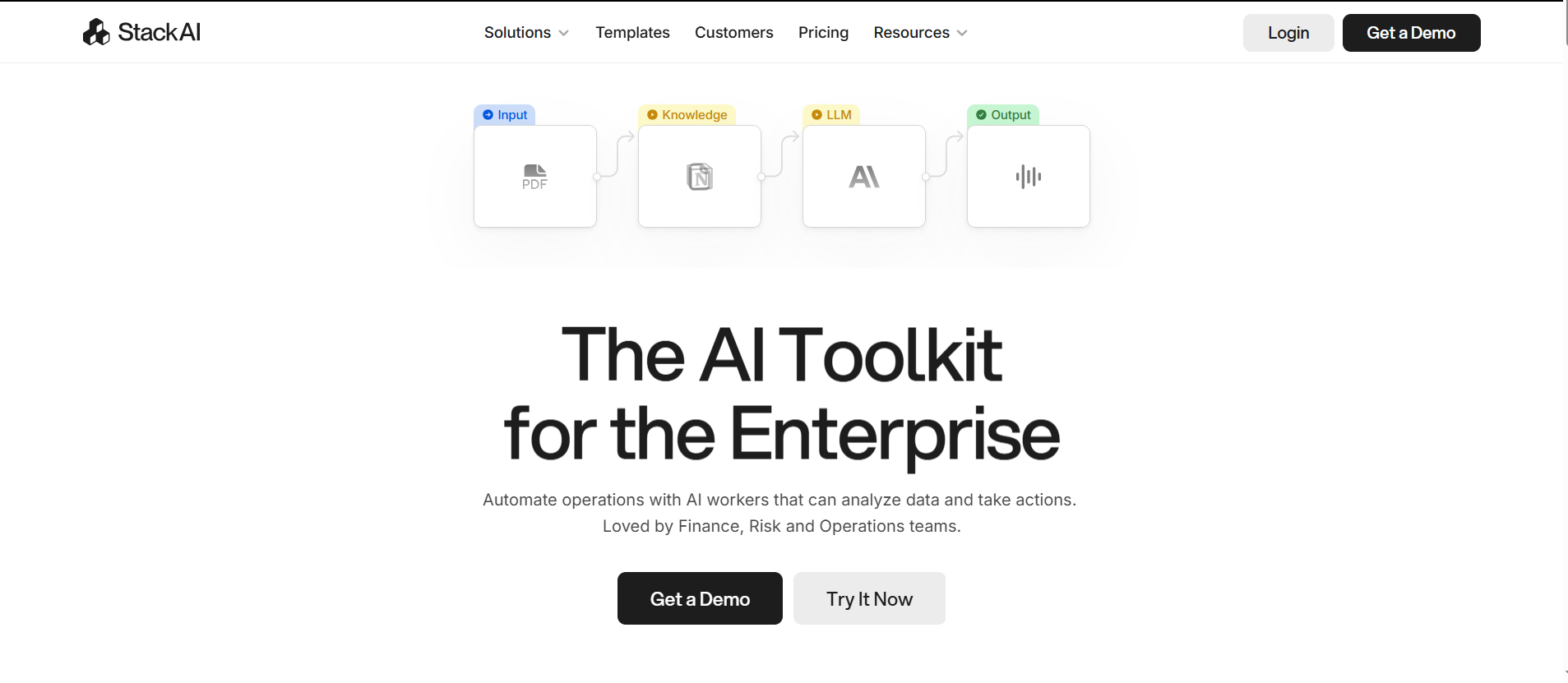 Δημιουργήστε πράκτορες με το Stack AI.