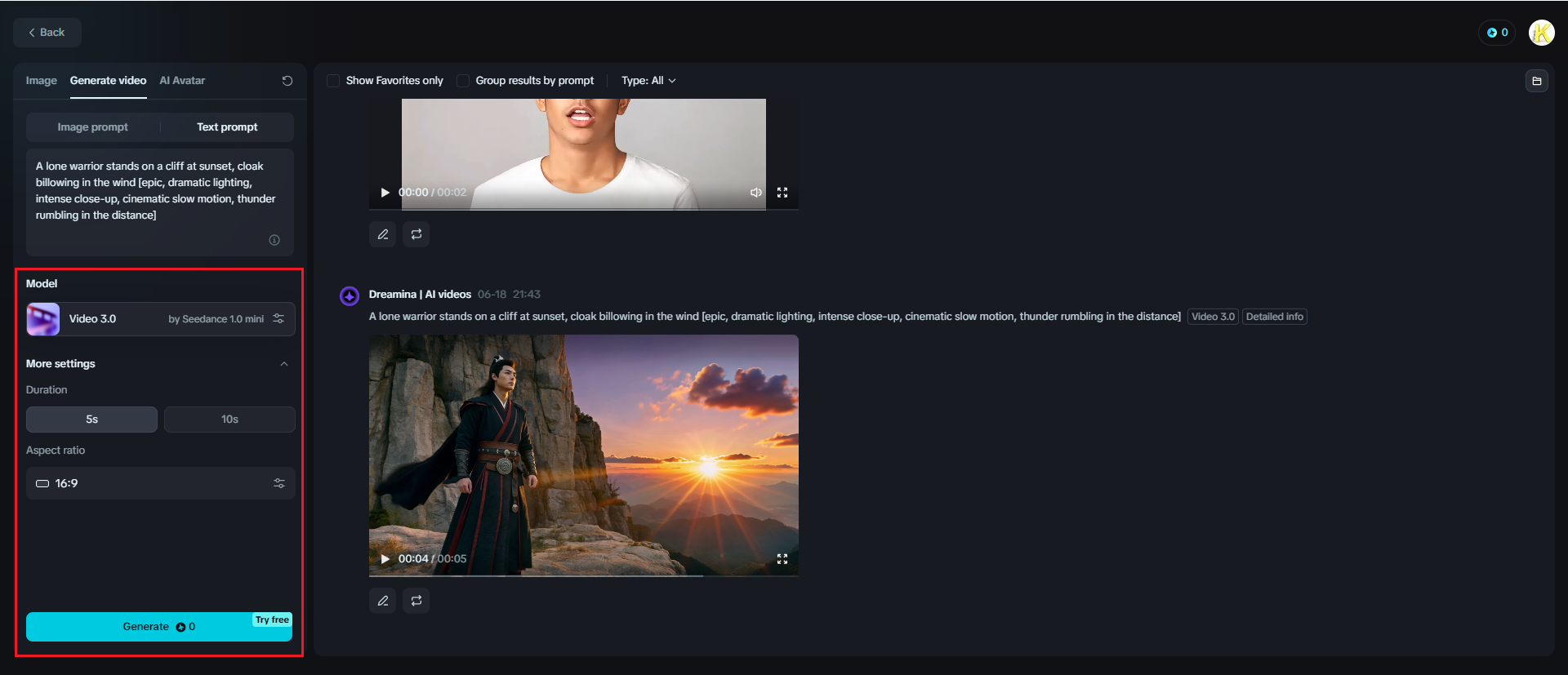 Script para vídeo ai grátis sem marca d 'água