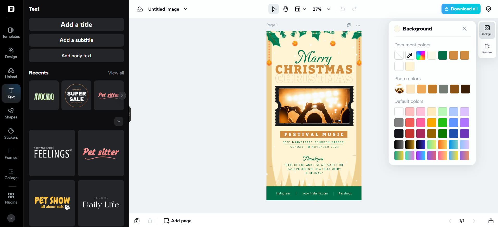 Customize your design