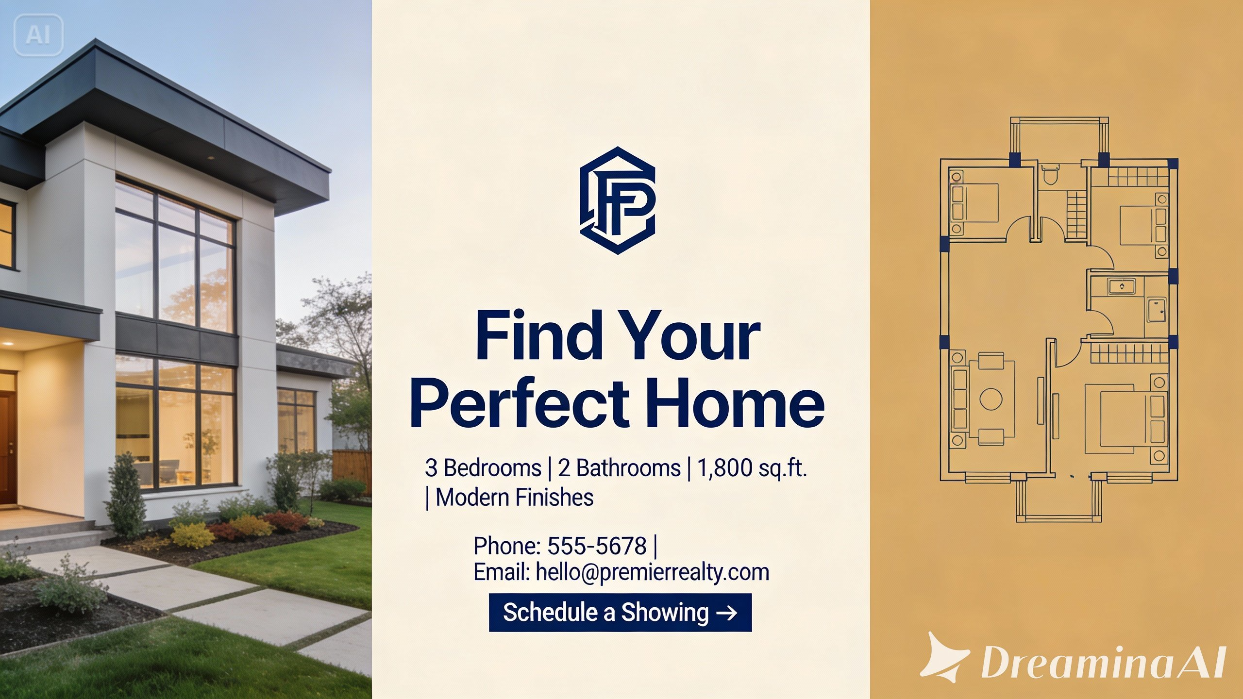 Signature brand flyer