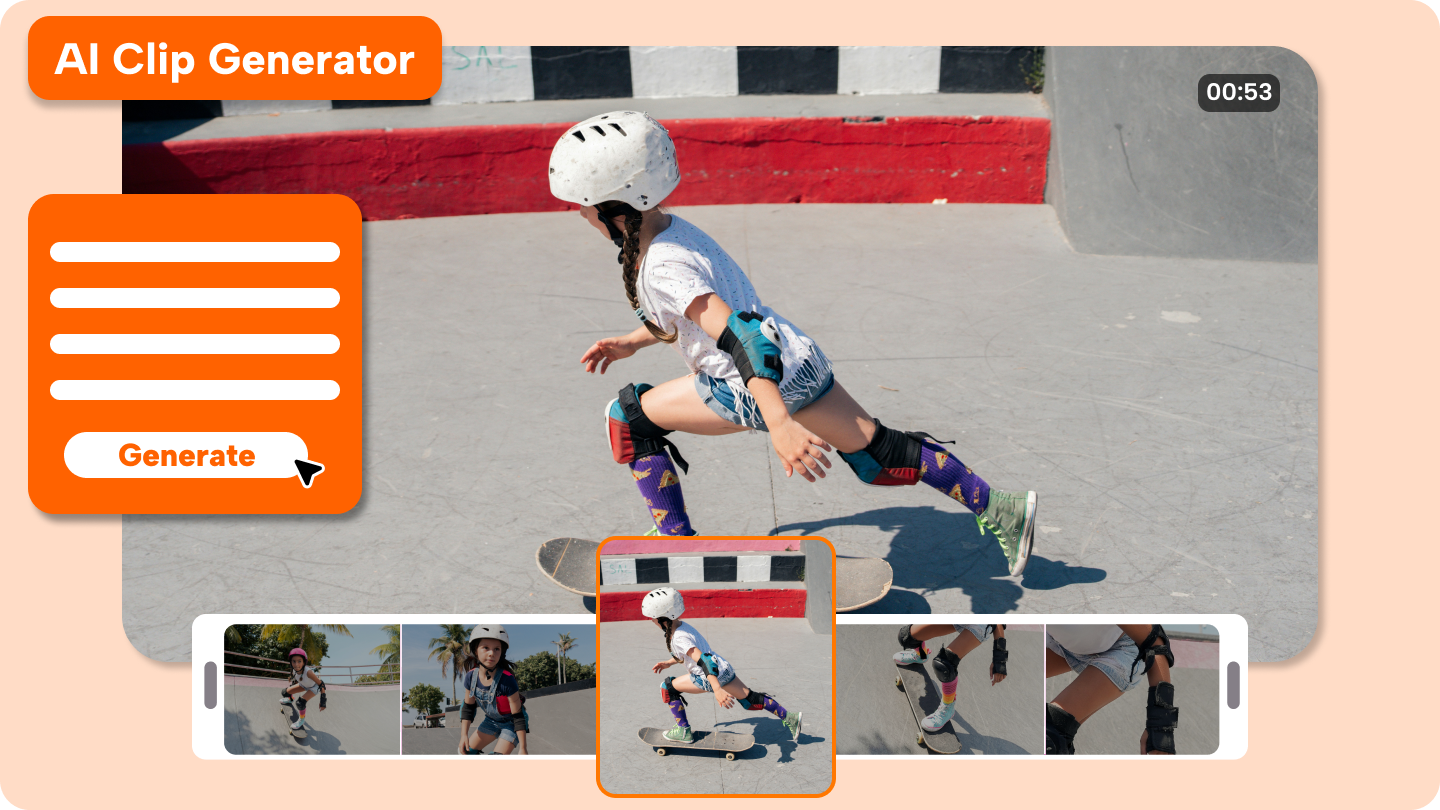 Generador de clips con IA