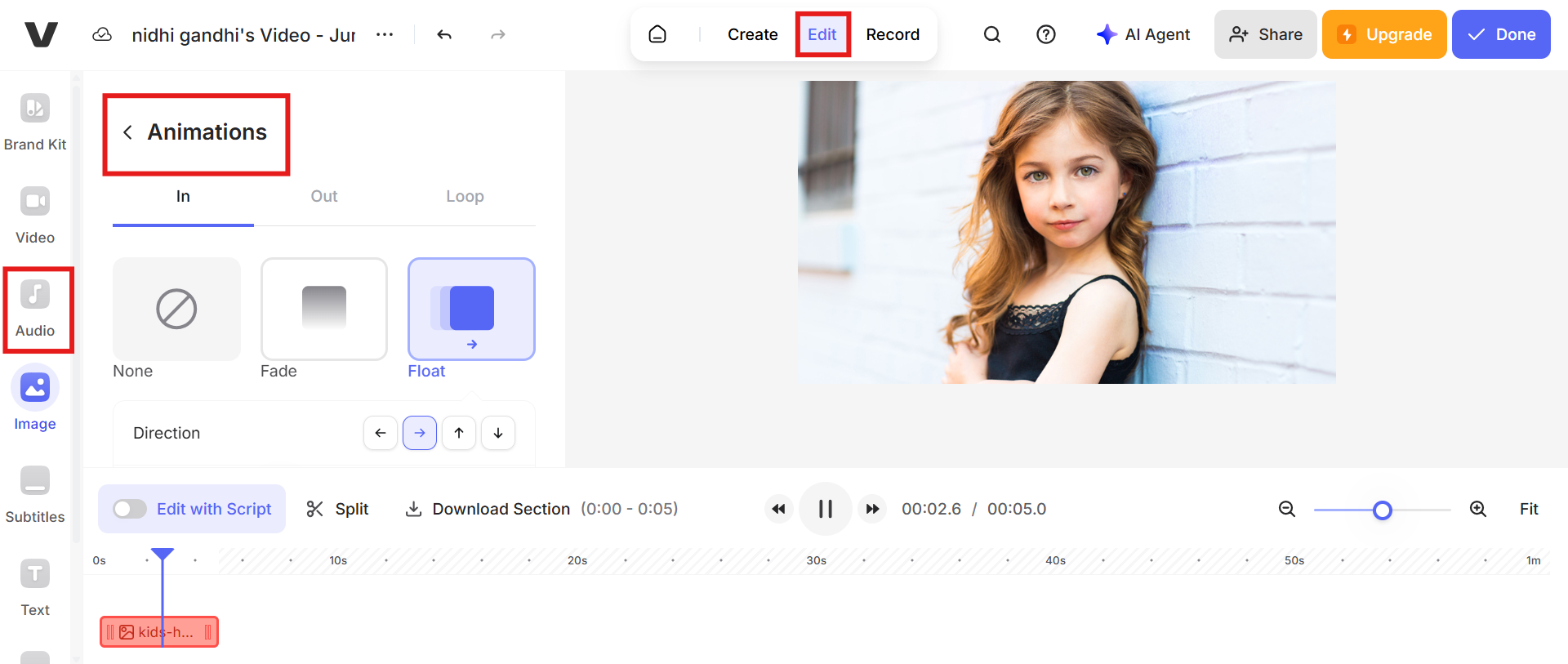 Adicionar animações