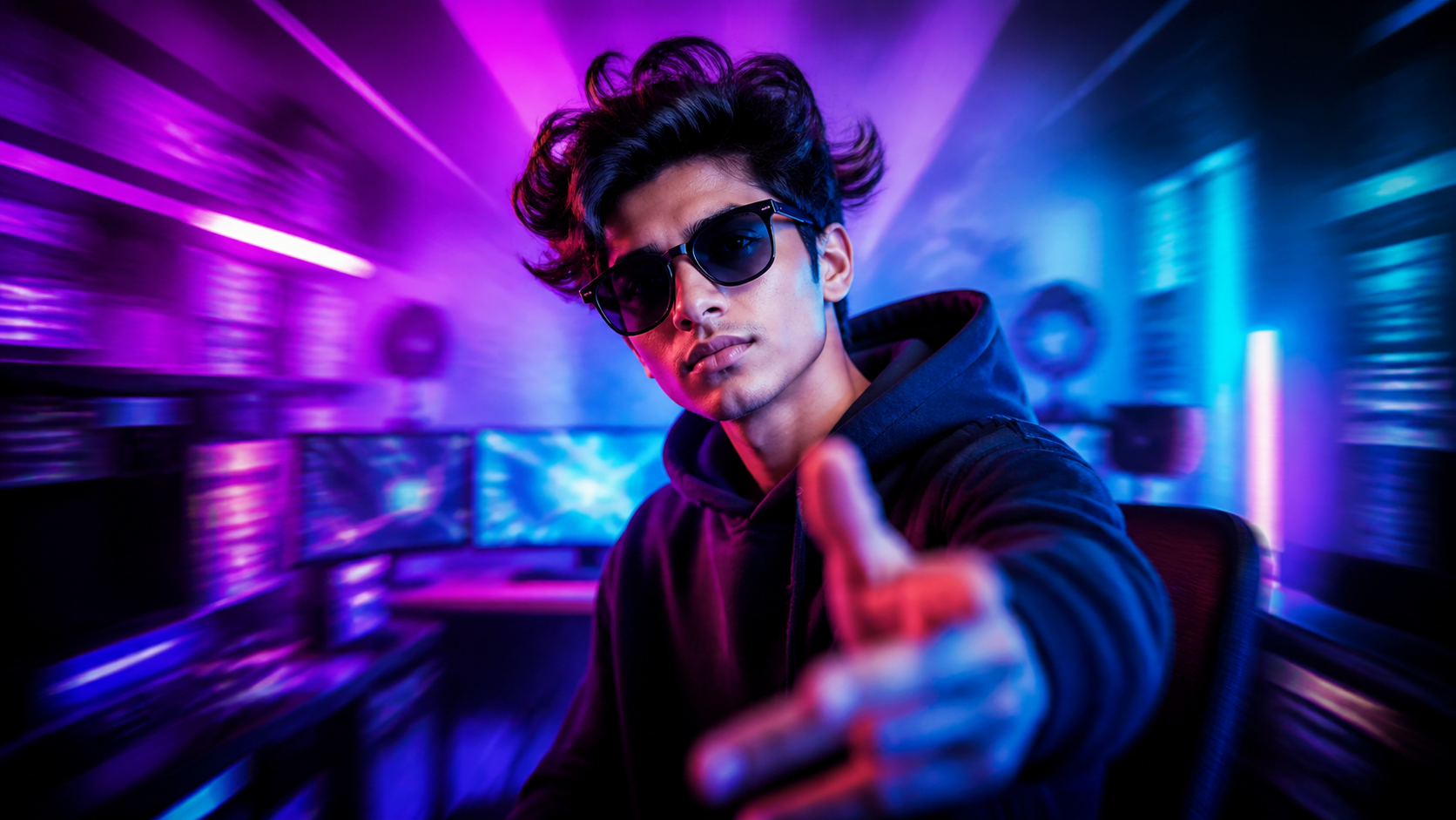 Prompt Ghaus Editz — Neon Portrait Beat