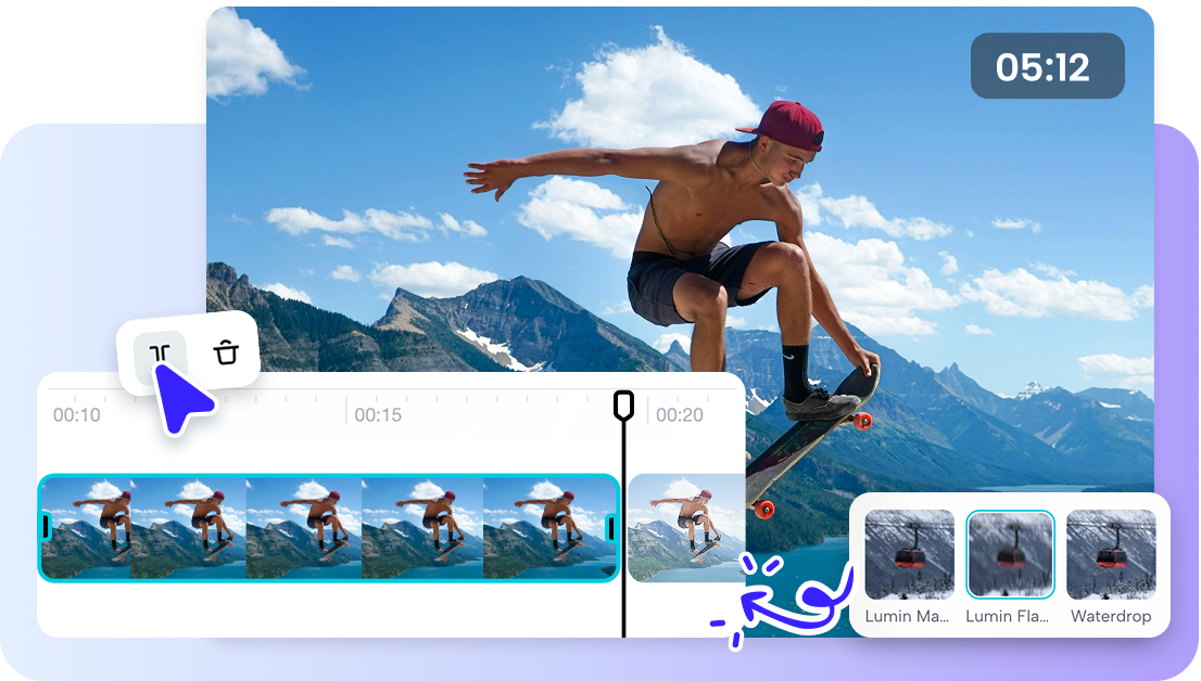 Uniquify promo videos with powerful editing tools 