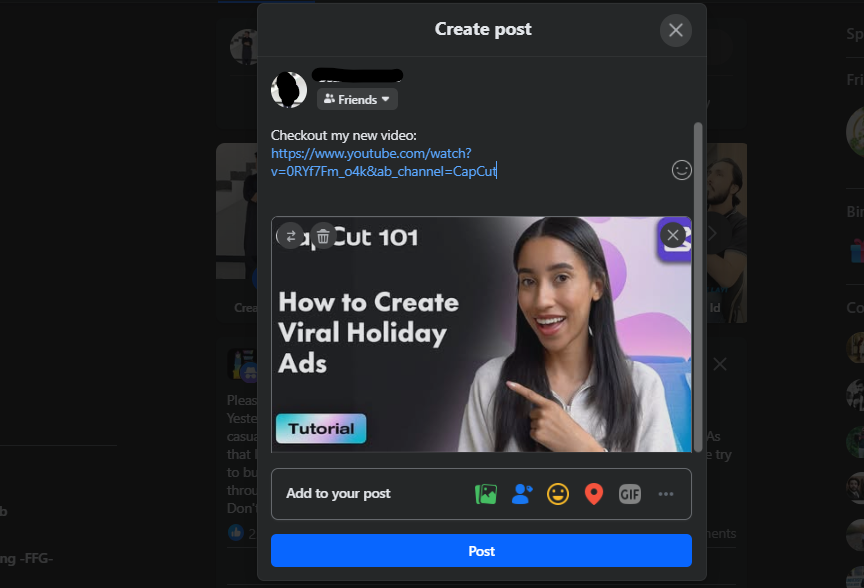 Promover canal do YouTube no Facebook
