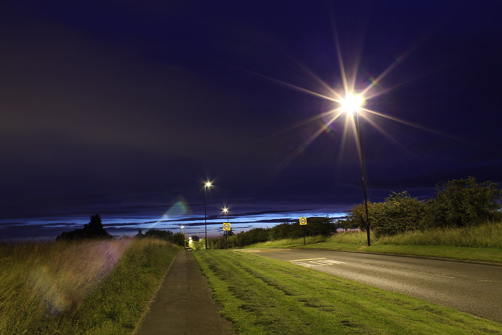 Interface of street lights and fairy lights