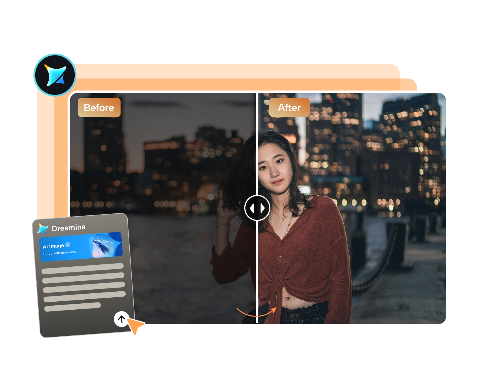 Ljusa upp bilder med AI