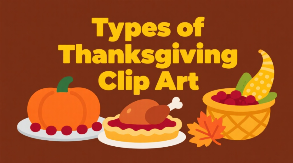 Tipos populares de imagens de arte de Ação de Graças