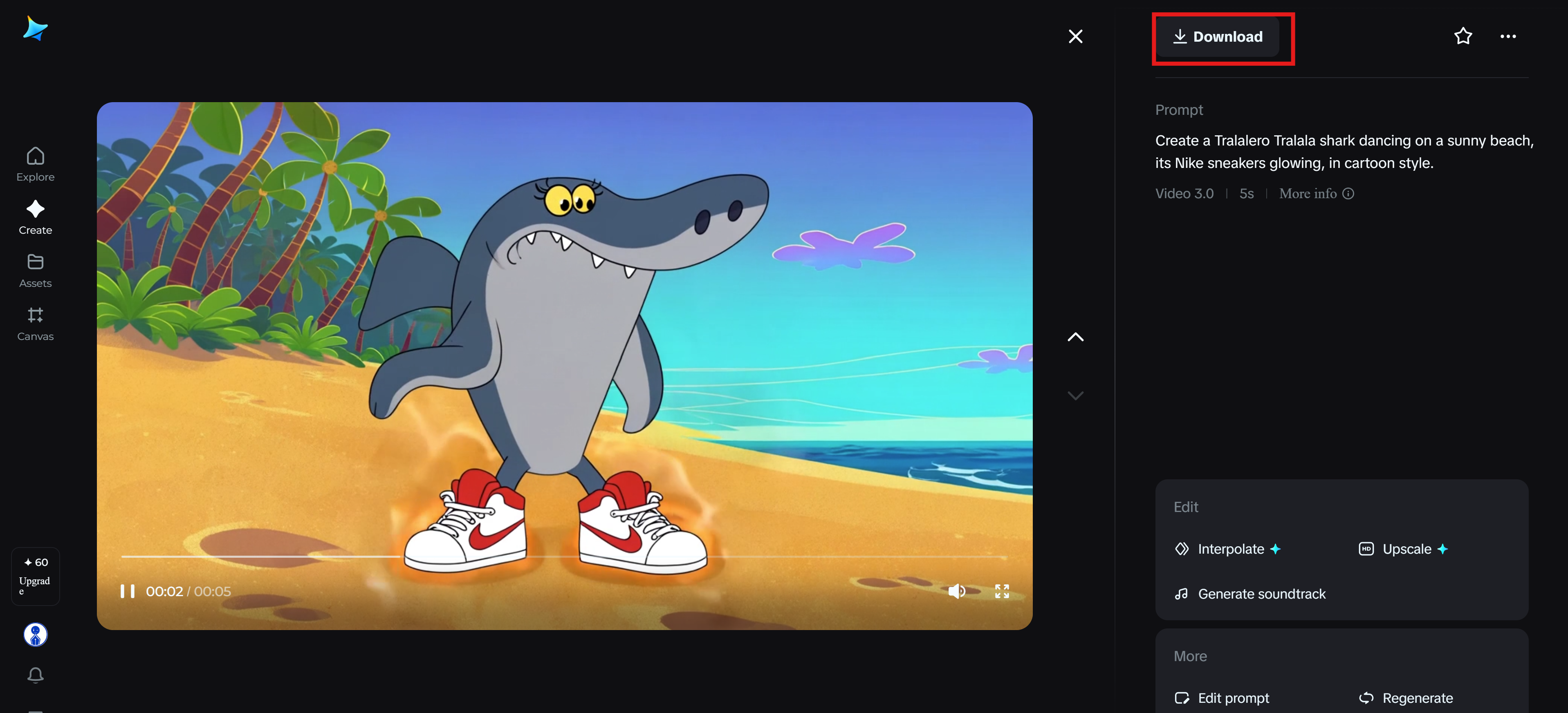 Italian brainrot Tralalero Tralala