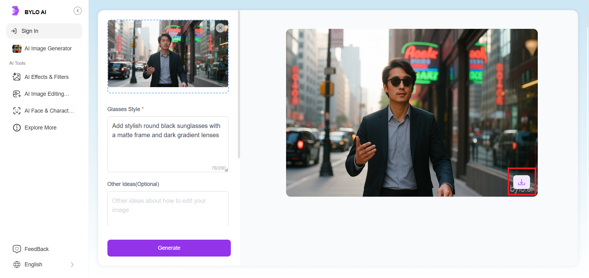 Görüntünüzü indirin