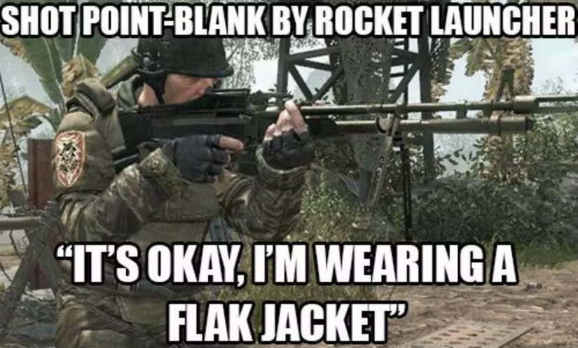 Don't give me any flak -  funny Call of Duty memes