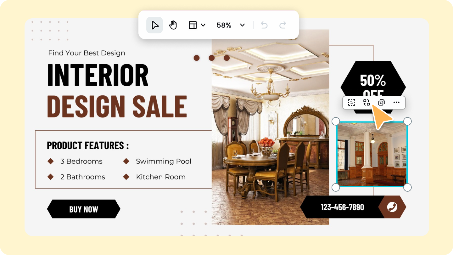 A conceptual UI mock-up or graphic representing Pippit's Smart Creation feature, perhaps showing daily suggested content pieces for a brand.::Section_7_Future_is_Familiar