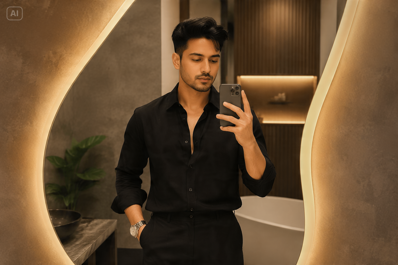 AI Mirror Selfie Prompt