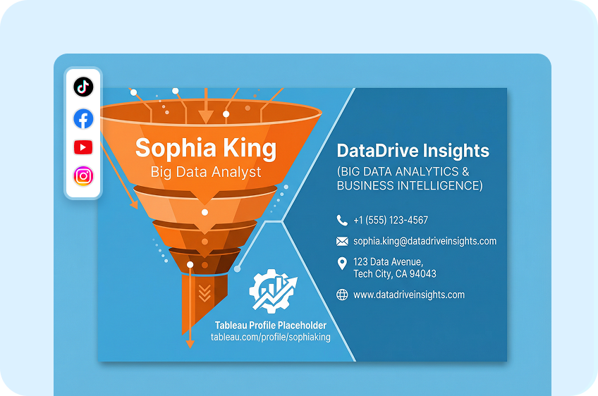 AI-generated business cards for professional networking