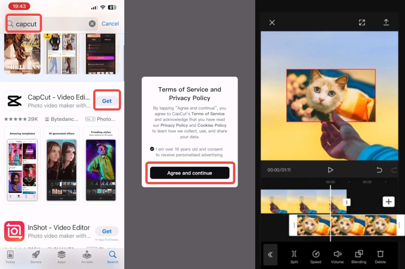 Get CapCut ios download