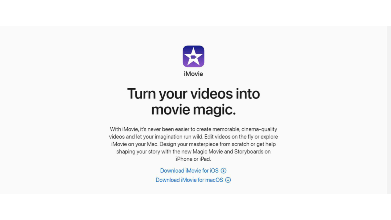 iMovie