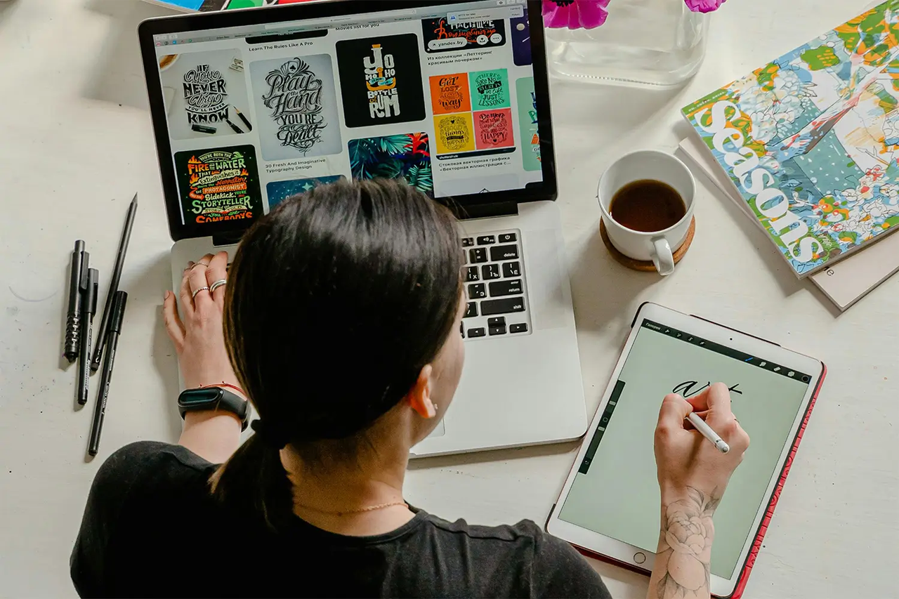 Freelance graphic designer