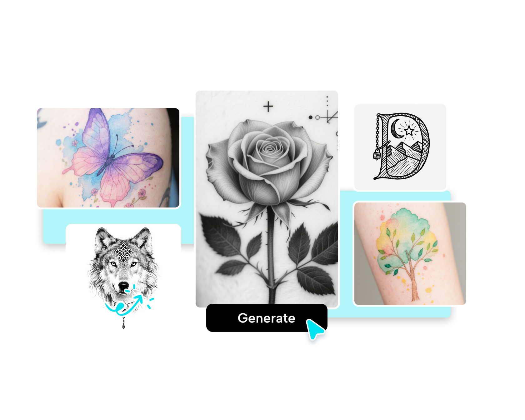 Công cụ tạo hình xăm AI miễn phí trực tuyến cho phong cách nghệ thuật