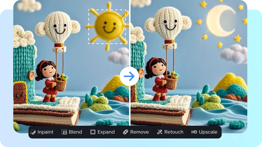 Precision area styling with an interactive editing tool