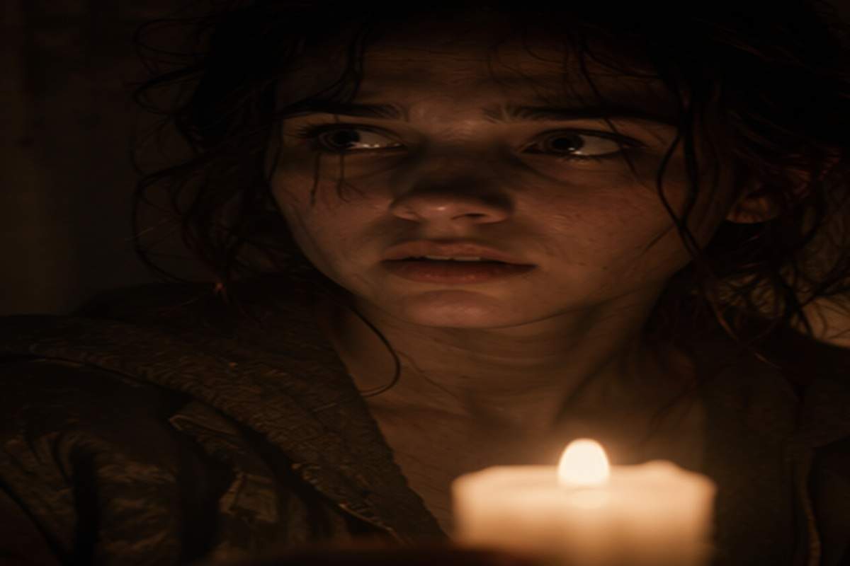 Horror Story Video conflict scene topic-relevant visual
