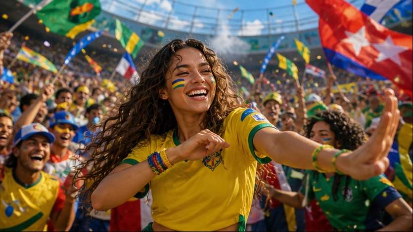 Football Waka Waka Dance example 1