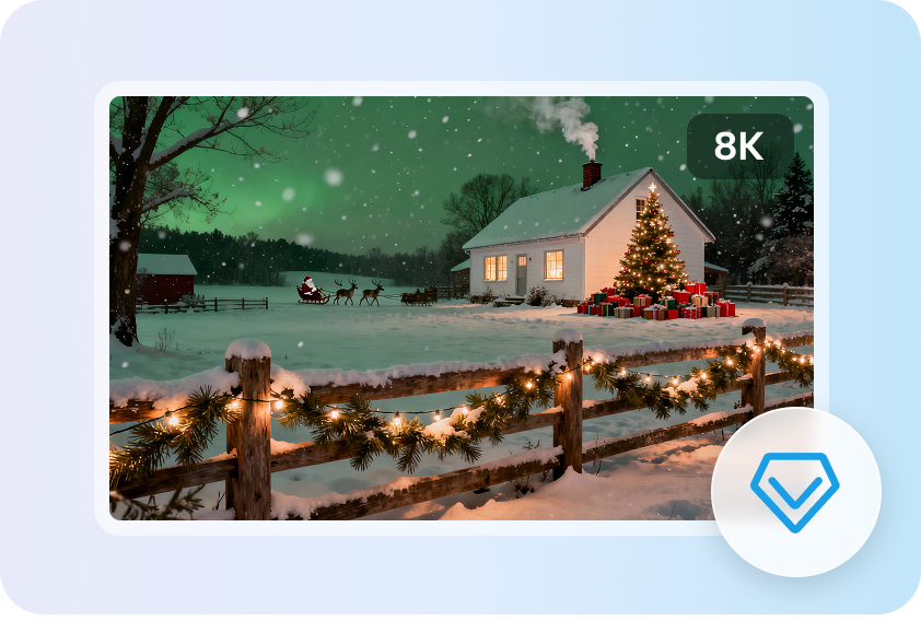 High-quality Christmas backgrounds with CapCut