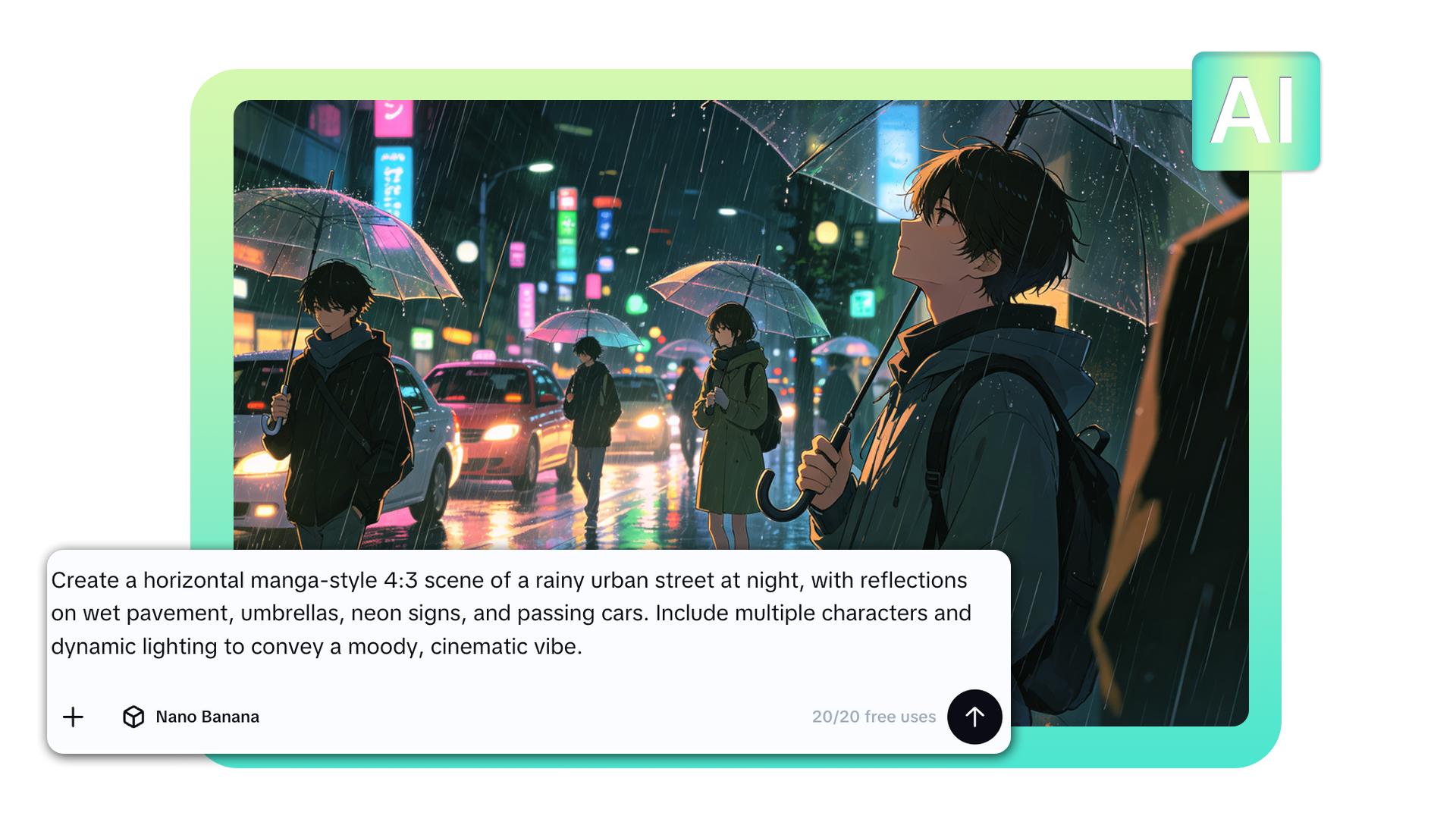 Generazione di manga AI con un clic