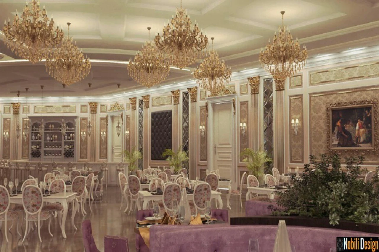 Traditional and classic restaurant interiors