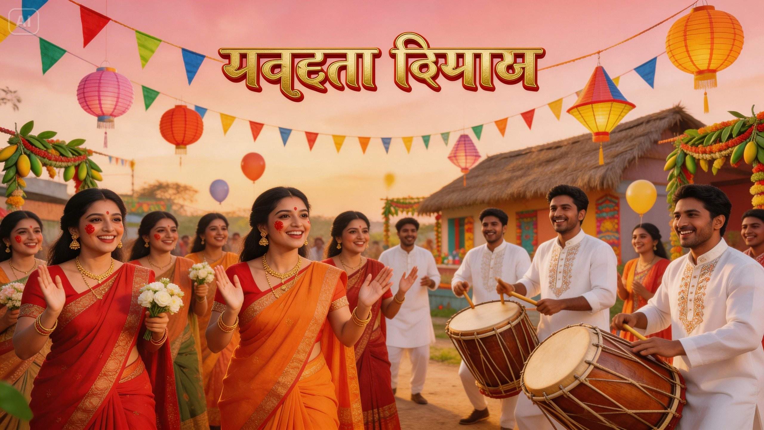pohela boishakh ai photo prompts features