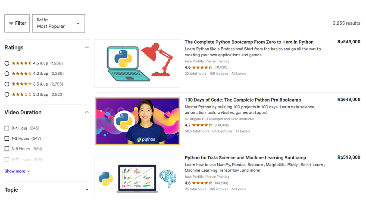 Online courses