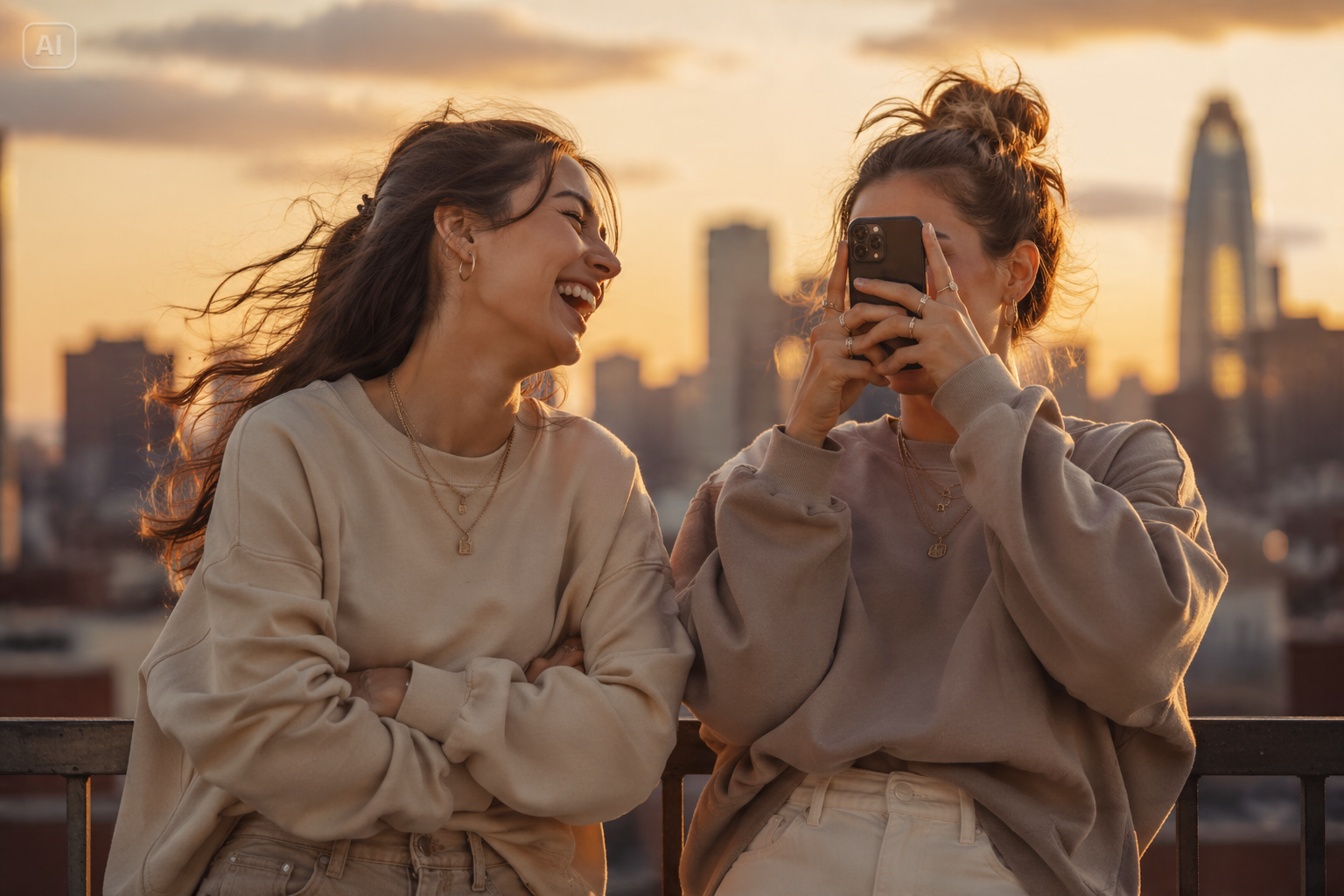 Prompt Seen Friend AI Photo