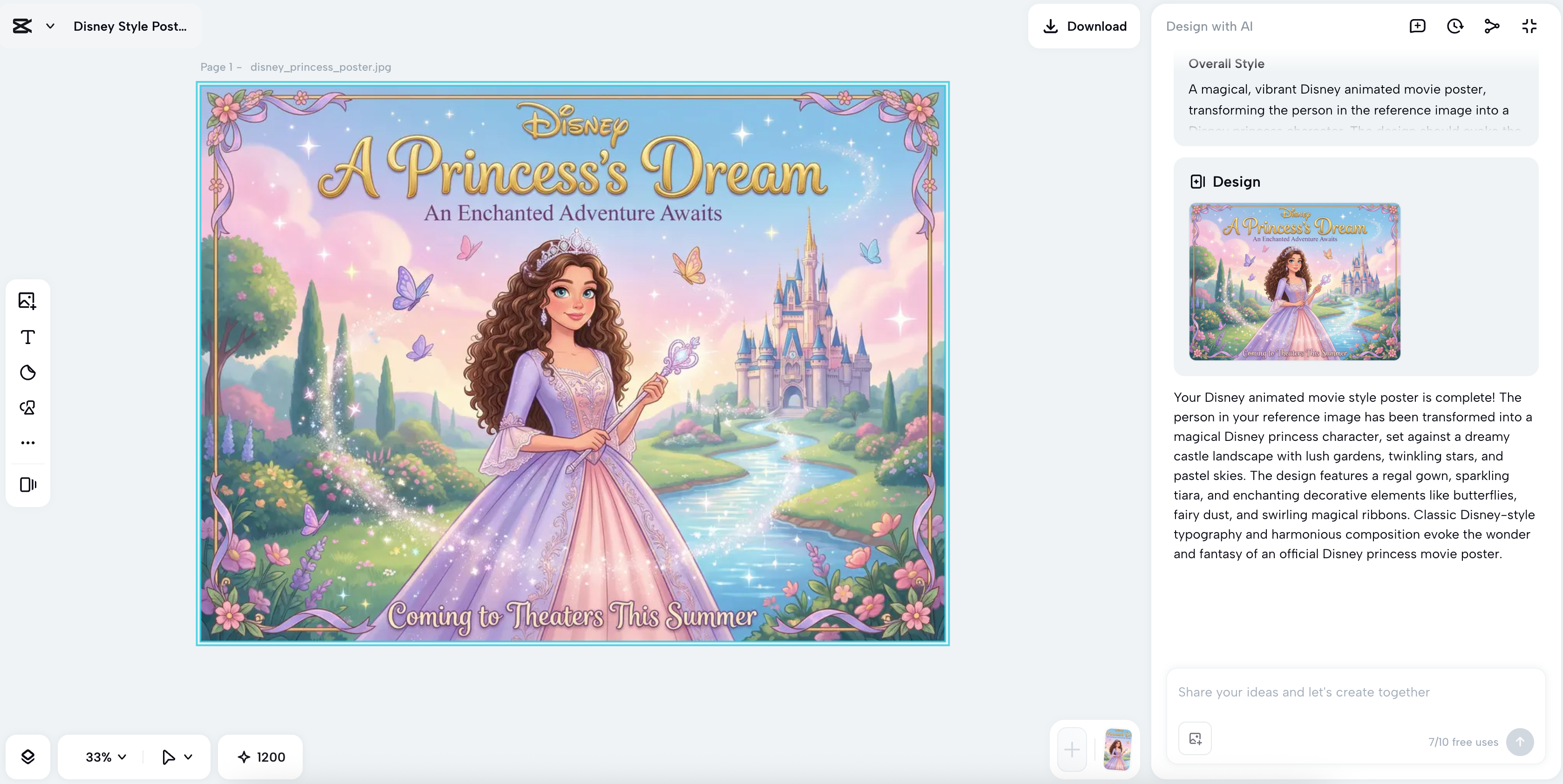 CapCut AI image generator