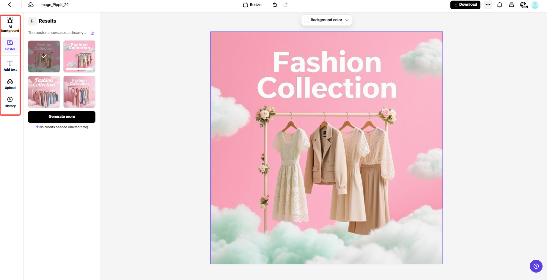 Customize your poster