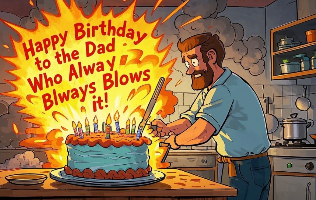 Felicitare amuzantă de ziua de naștere