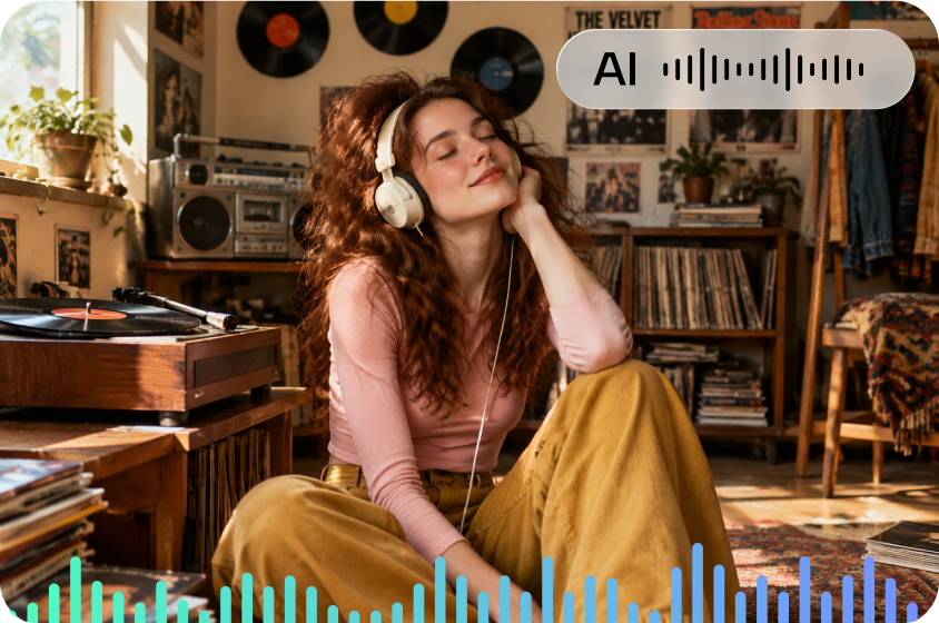 Merging voiceovers and sound effects for video ads
