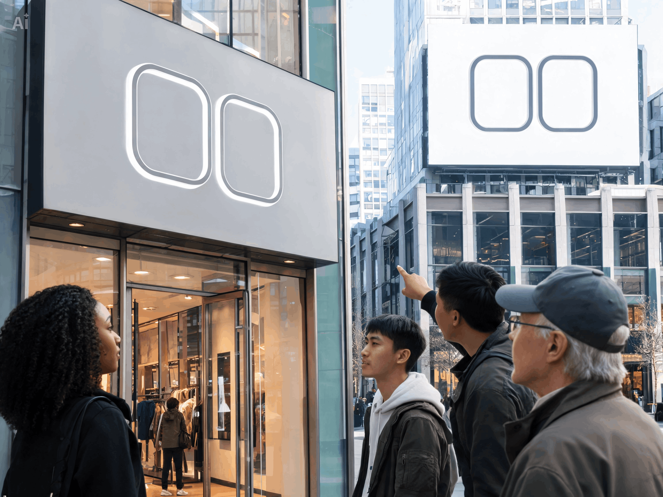 Prova del segno di Storefront
