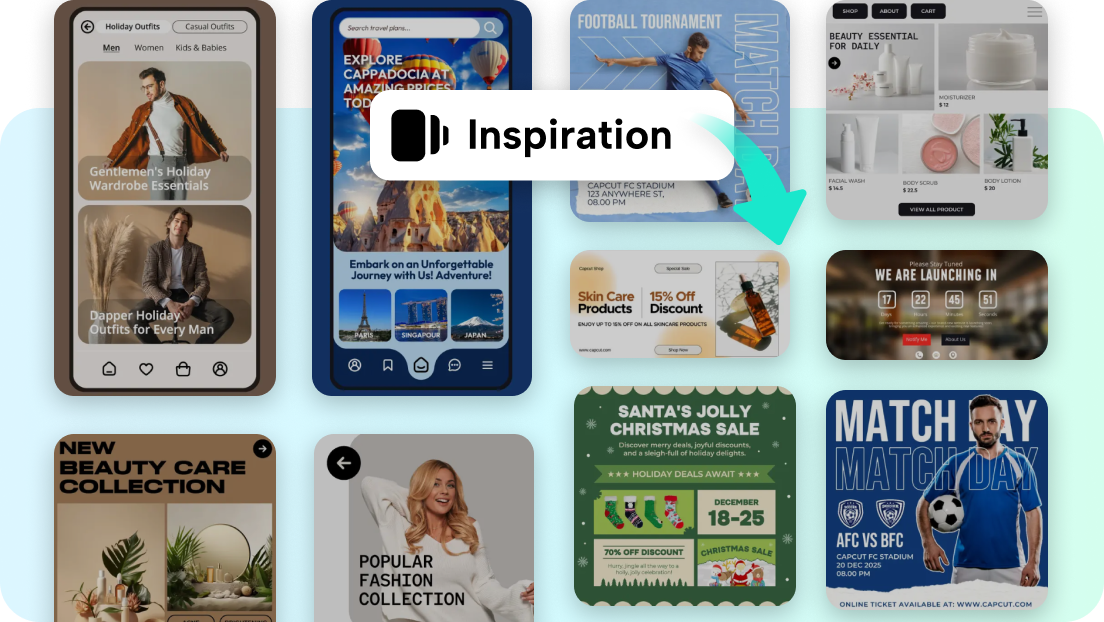 Website banner templates