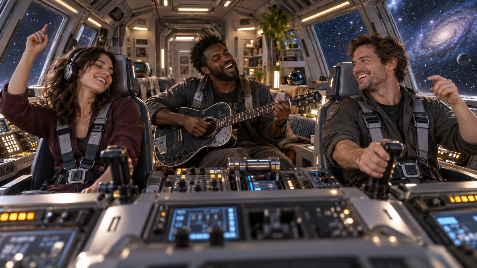 video delle canzoni dell'astronave: Cockpit Singalong