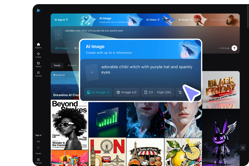 enter prompts or upload your photo