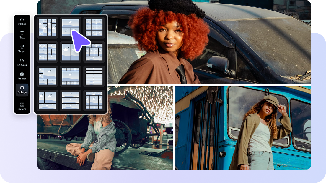 Multiple collage options