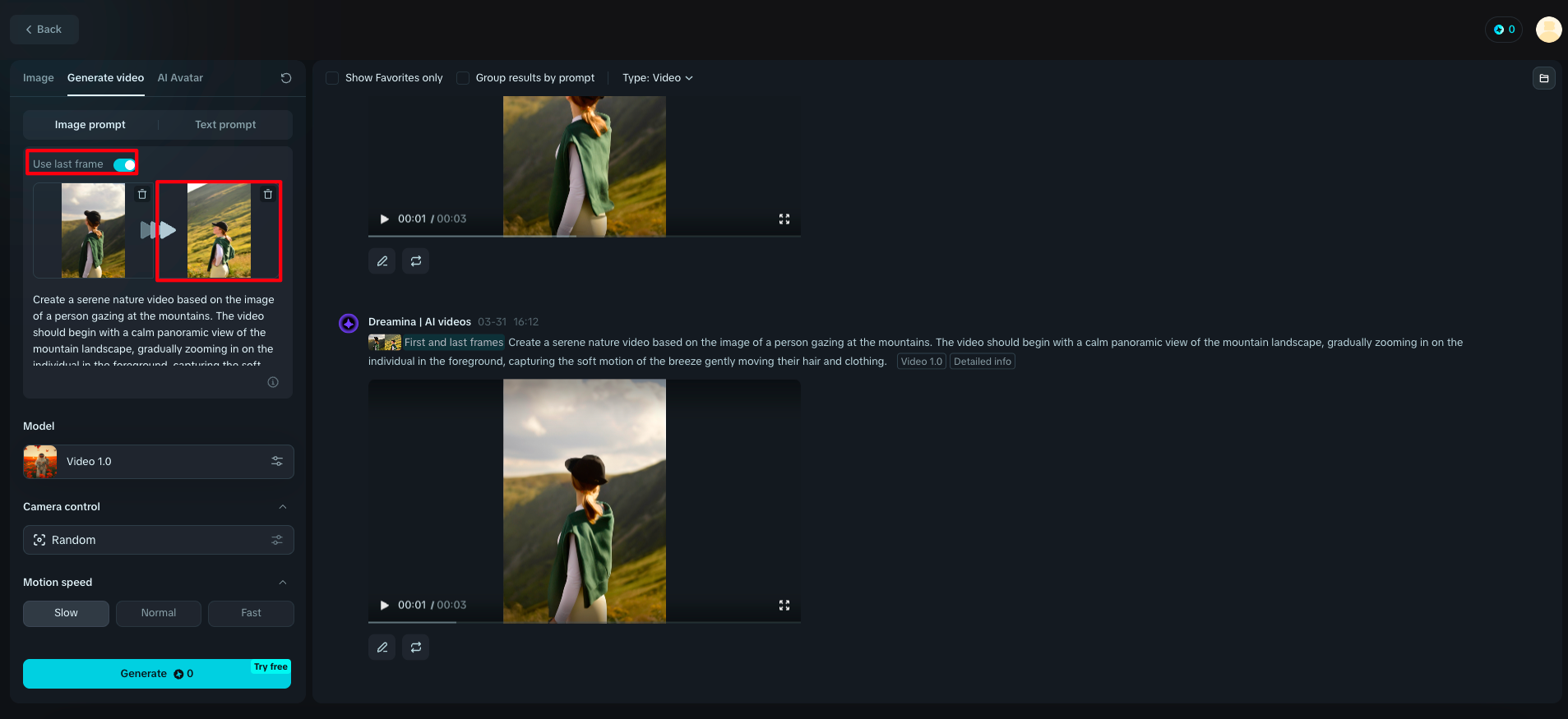 Upload your image and write your prompt