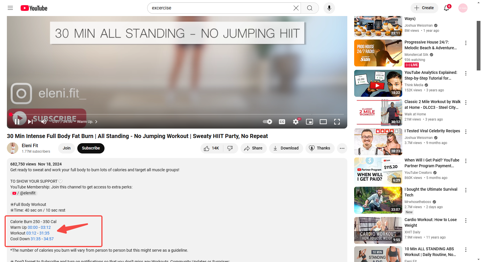 Add timestamps to the video