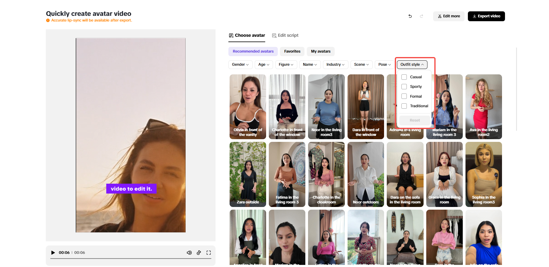 Generate your avatar